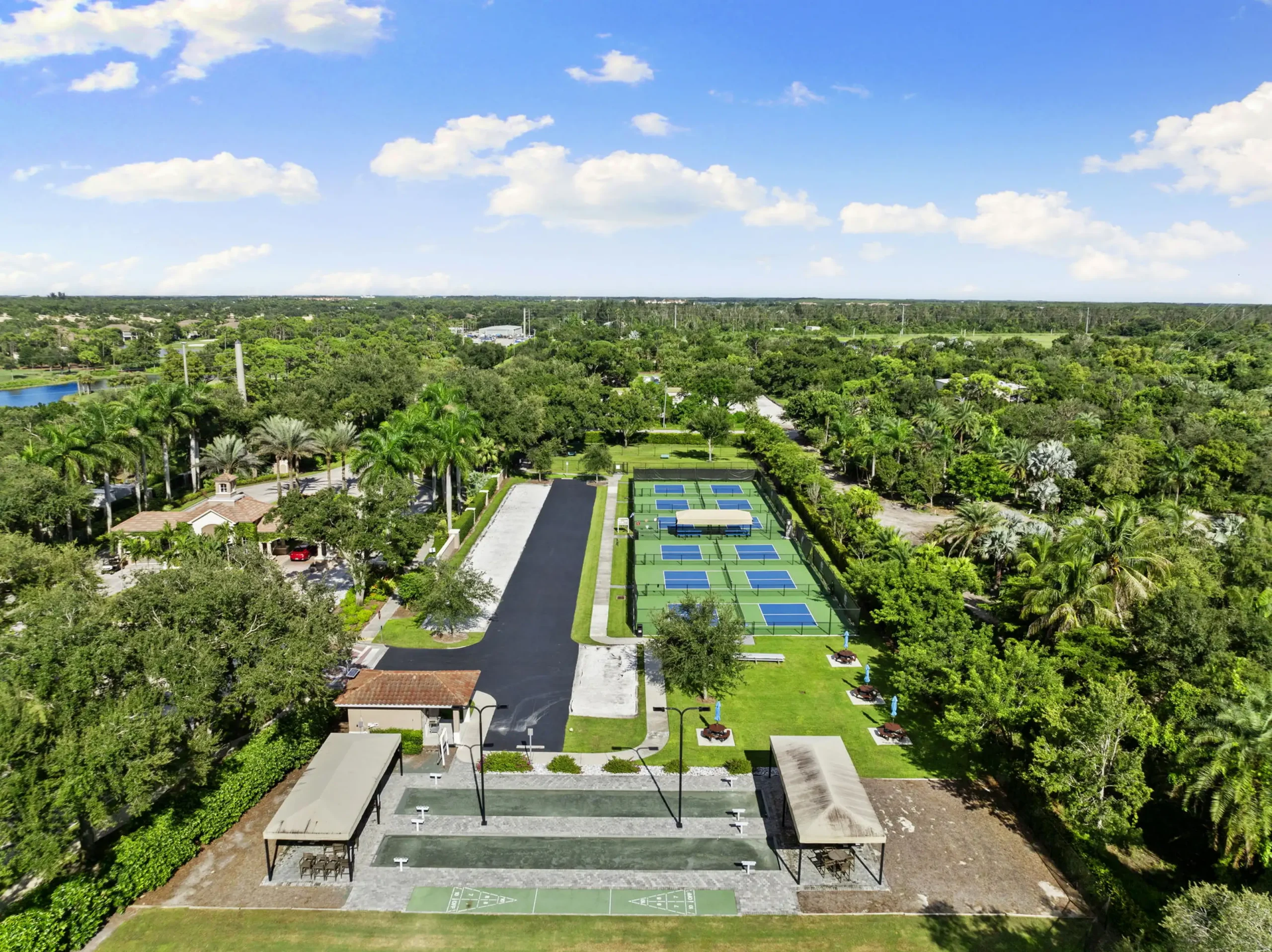 Boccee and Pickleball Courts